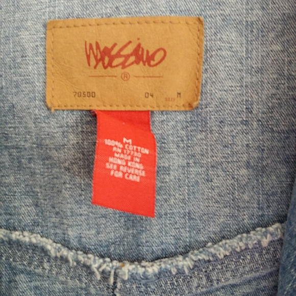 90s Vtg Light Denim Jacket Size M Retro Mossimo - Picture 6 of 8